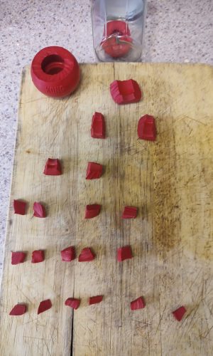 kong rojo ya cortado para detección deportiva